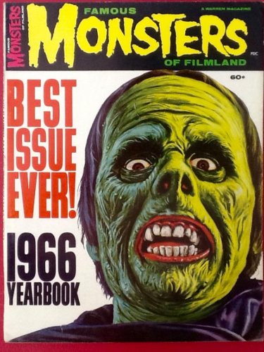 Famous Monsters of Filmland, with Lon Chaney Sr. cover.