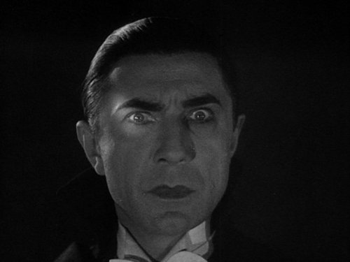 Bela Lugosi as Dracula.